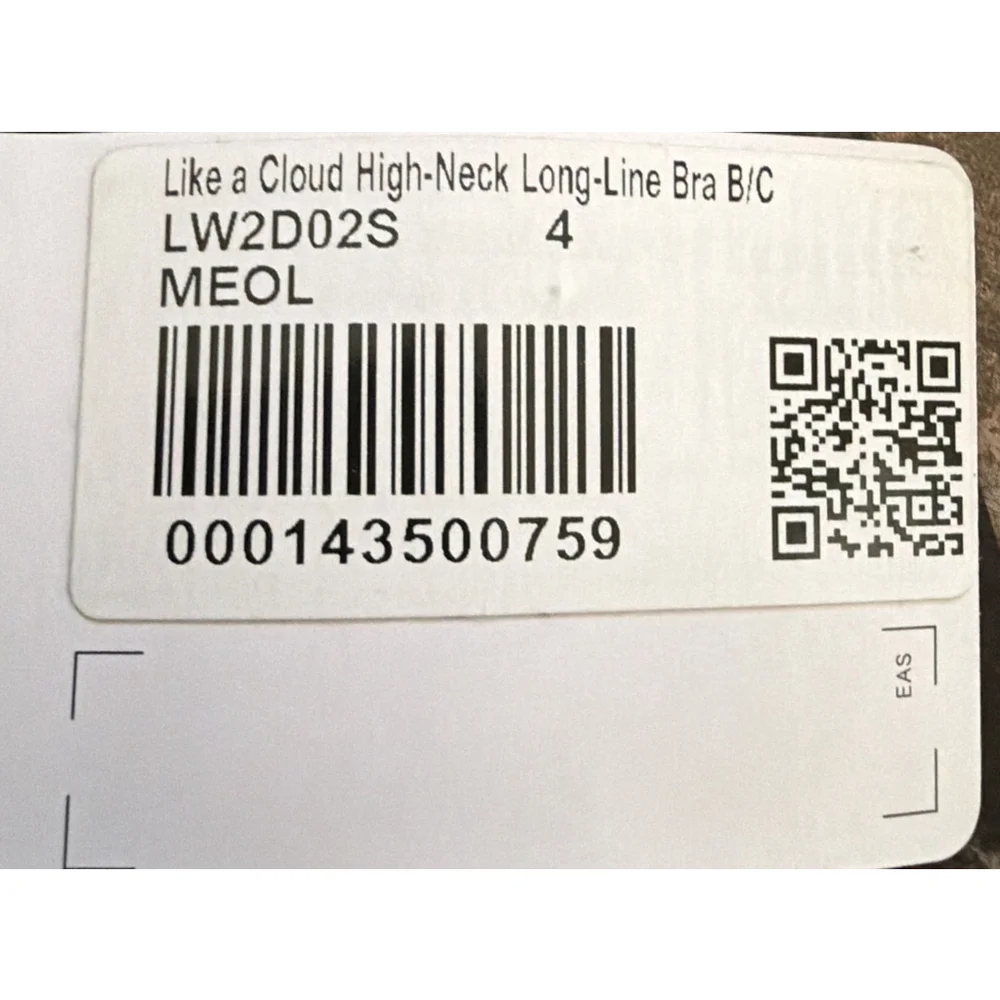 LULULEMON LIKE A CLOUD HIGH NECK LONG LINE BRA B/C MEDIUM OLIVE COLOR SIZE 4 NWT